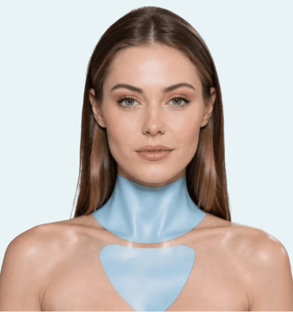 Woman wearing skincare mask